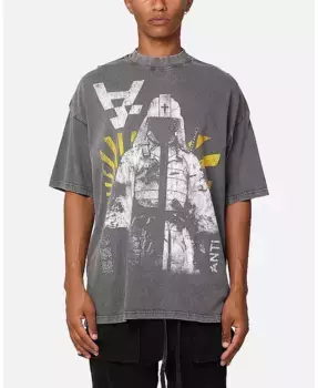 Мужская футболка Legion с воротником-стойкой The Anti Order, черный