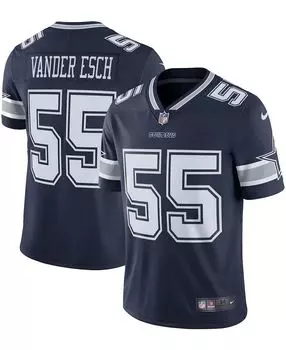 Мужская футболка leighton vander esch navy dallas cowboys vapor limited player jersey Nike, синий