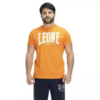 Мужская футболка Leone Basic с коротким рукавом Leone 1947 Apparel, цвет naranja