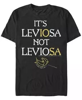 Мужская футболка Leviosa с коротким рукавом и круглым вырезом Fifth Sun, черный