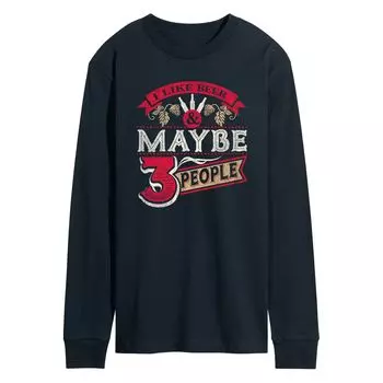Мужская футболка Like Beer и футболка «Может быть, для 3 человек» Licensed Character