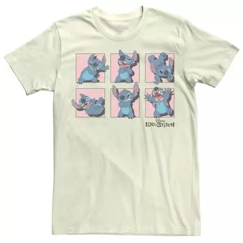 Мужская футболка Lilo & Stitch Poses Of Stitch со вставками Disney