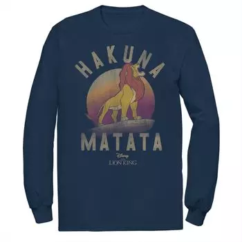 Мужская футболка Lion King Hakuna Matata: футболка с рисунком Licensed Character