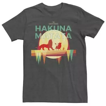 Мужская футболка Lion King Matata, вырезанная из бумаги Licensed Character