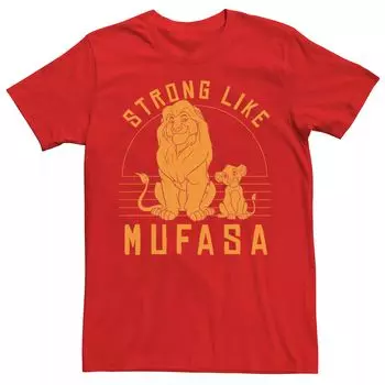 Мужская футболка Lion King Strong Mufasa Licensed Character