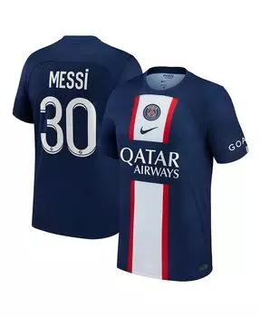 Мужская футболка lionel messi blue paris saint-germain 2022/23 home replica player jersey Nike, синий