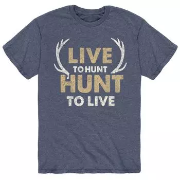 Мужская футболка Live To Hunt Licensed Character
