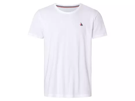 Мужская футболка Livergy из чистого хлопка, белый