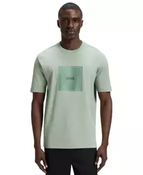 Мужская футболка Logo Regular Fit Hugo Boss, зеленый