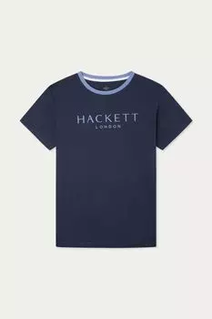 Мужская футболка «Лондон» с коротким рукавом Hackett, синий