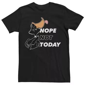 Мужская футболка Looney Tunes Daffy Duck Nope Not Today Licensed Character
