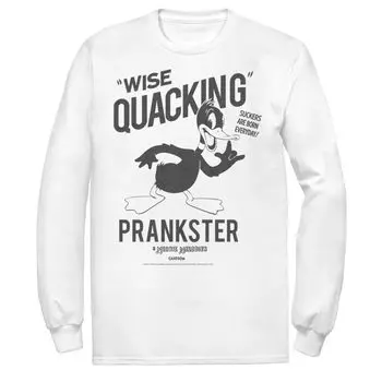 Мужская футболка Looney Tunes Daffy Duck Wise Quacking Prankster Licensed Character