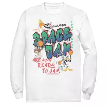 Мужская футболка Looney Tunes Space Jam Are You Ready To Jam с граффити Licensed Character