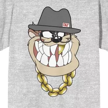 Мужская футболка Looney Tunes Taz Gold Tooth Licensed Character
