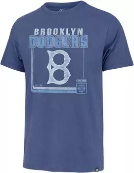 Мужская футболка Los Angeles Dodgers Royal Cooperstown Borderline Franklin '47