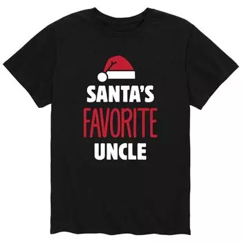 Мужская футболка «Любимый дядя Санты» Licensed Character