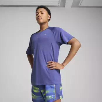 Мужская футболка M RUN VELOCITY TEE (POLY) Puma, синий
