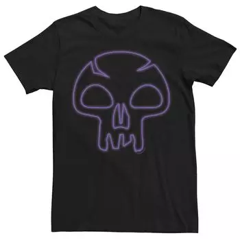 Мужская футболка Magic The Gathering Black Mana Emblem Skull Licensed Character