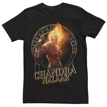 Мужская футболка Magic The Gathering Noveau Ch&ra с плакатом Licensed Character, черный