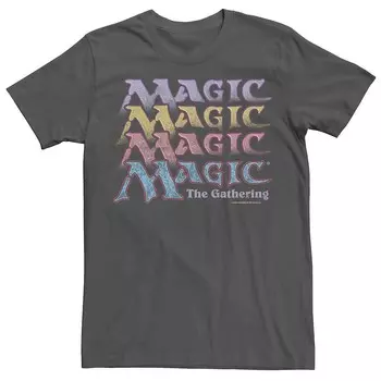 Мужская футболка Magic: The Gathering с логотипом в стиле ретро Licensed Character, цвет Charcoal