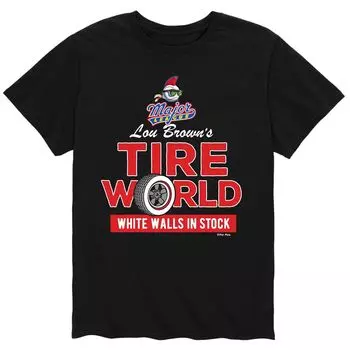 Мужская футболка Major League Tire World Licensed Character