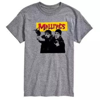 Мужская футболка Mall Rats Jay Silent Bob с рисунком летучей мыши Licensed Character, цвет athletic heather gray