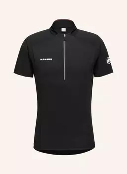 Мужская футболка mammut aenergy fl на молнии на половину длины MAMMUT, черный