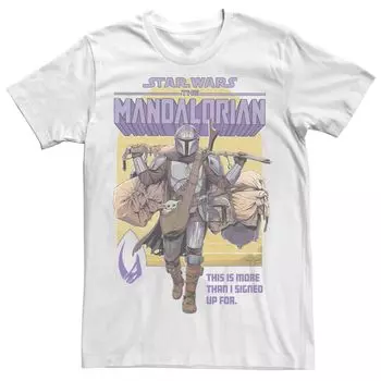 Мужская футболка Mandalorian Sign Up Mando Licensed Character