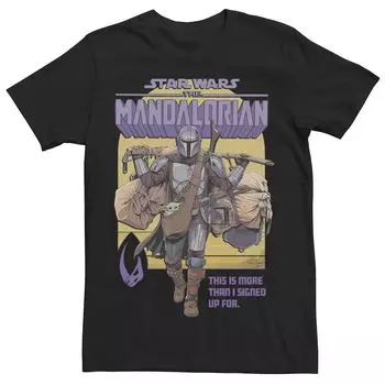 Мужская футболка Mandalorian Sign Up Mando Licensed Character