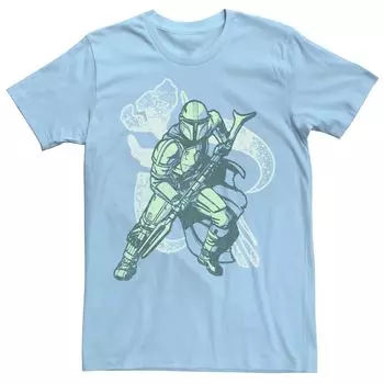 Мужская футболка Mando Crest Pose с изображением Звездных войн Licensed Character