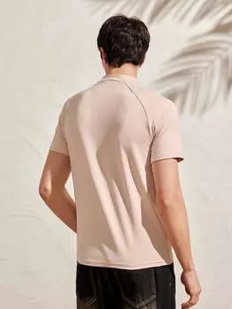 Мужская футболка Manfinity унисекс, прозрачная, трикотажная, повседневная, хаки