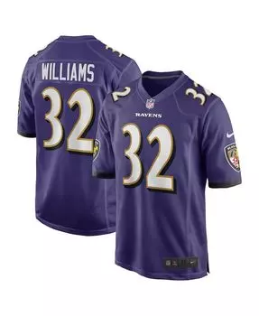 Мужская футболка marcus williams purple baltimore ravens player game Nike, фиолетовый