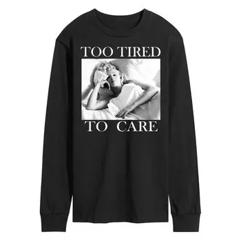 Мужская футболка Мэрилин Монро Too Tired Licensed Character