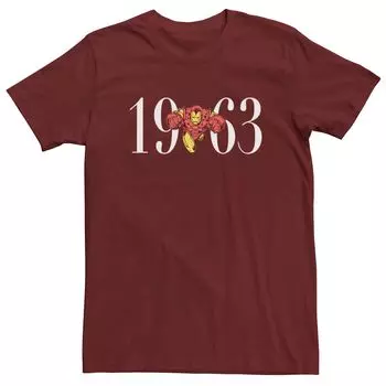 Мужская футболка Marvel 1963 Iron Man Licensed Character