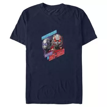 Мужская футболка Marvel Ant-Man And The Wasp: Quantumania Cassie And Ant-Man Helmets Licensed Character