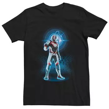 Мужская футболка Marvel Avengers: Endgame Ant-Man в костюме с изображением позы Licensed Character
