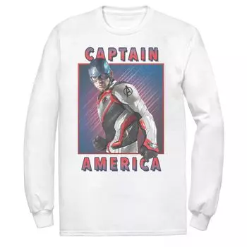 Мужская футболка Marvel Avengers Endgame Captain America Armor Tee Licensed Character