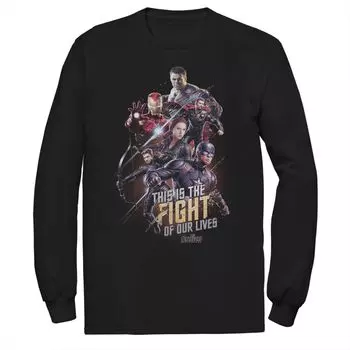 Мужская футболка Marvel Avengers Endgame Group Final Fight Licensed Character