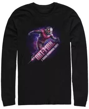 Мужская футболка Marvel Avengers Endgame I Am Ant-man с геометрическим рисунком галактики, длинный рукав Fifth Sun, черный