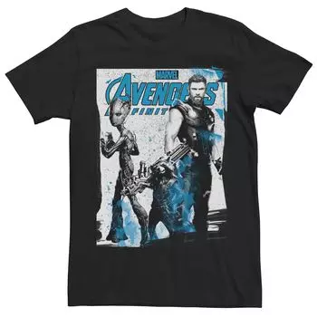 Мужская футболка Marvel Avengers Infinity War Strong Three с рисунком Licensed Character