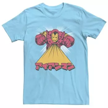 Мужская футболка Marvel Avengers Iron Man с кандзи Fly Licensed Character