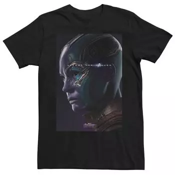 Мужская футболка Marvel Avengers Nebula Avenge The Fallen с портретом Licensed Character