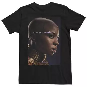 Мужская футболка Marvel Avengers Okoye Avenge The Fallen с портретом Licensed Character