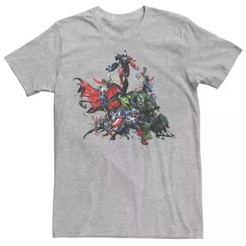 Мужская футболка Marvel Avengers Venom Group Shot Licensed Character