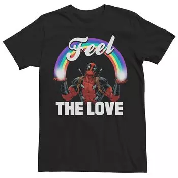 Мужская футболка Marvel Comics Deadpool Feel the Love Licensed Character
