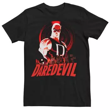 Мужская футболка Marvel Daredevil Hell's Kitchen City Shot Licensed Character