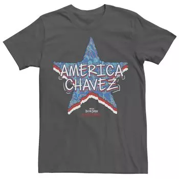 Мужская футболка Marvel Doctor Strange Movie 2 America Chavez Americana Star Licensed Character