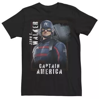 Мужская футболка Marvel Falcon And The Winter Soldier Walker Captain America Licensed Character