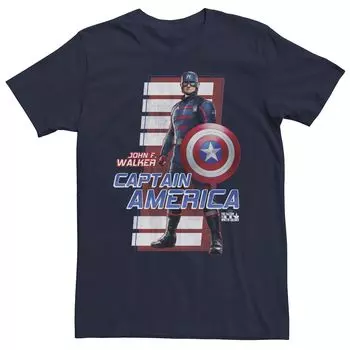 Мужская футболка Marvel Falcon and Winter Soldier John F. Walker Captain America Licensed Character