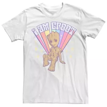 Мужская футболка Marvel Guardian Of The Galaxy I Am Groot Prideful Young Groot Licensed Character